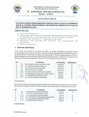 Acta de Consejo 1