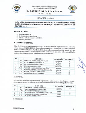 Acta de Consejo 7