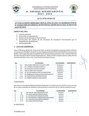 Acta de Consejo 9