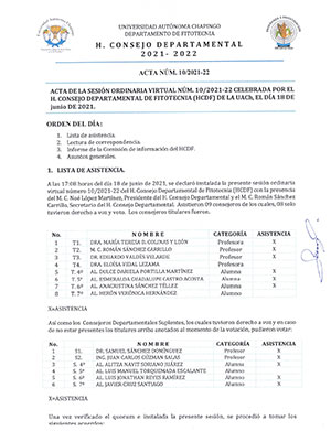 Acta de Consejo 10