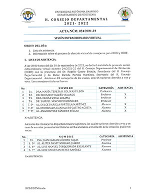 Acta de Consejo 24
