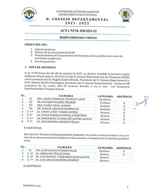 Acta de Consejo 28