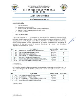 Acta de Consejo 34