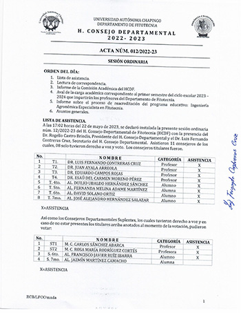 Acta de Consejo 12