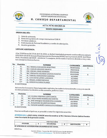Acta de Consejo 20 25-26