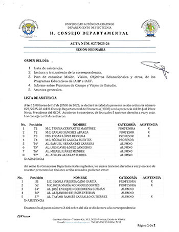Acta de Consejo 27 25-26